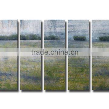 Handmade metal wall art decor oil painting