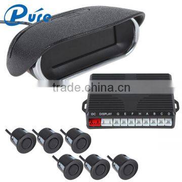 Car Reverse Backup Radar LCD Display Car Parking Sensor with 6/8 Sensors