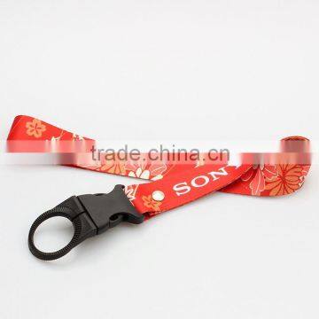 lack customized USB nylon lanyard with customized logo