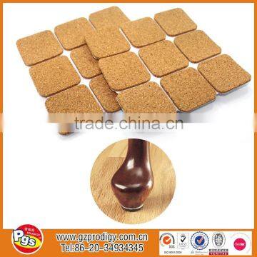 self adhesive cork floor furniture leg pad protector