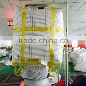 100% pp woven fibc conductive big bag container bag with inner corner plastic woven bag low factory price in Hebei