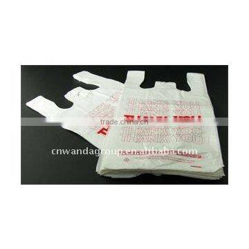 PE palastic packaging bag, PE packaging t-shirt bag