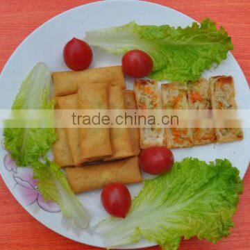 Frozen spring roll with vegetables