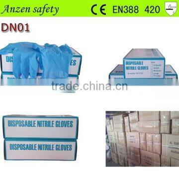 china glove factory bluebulk nitrile work glove