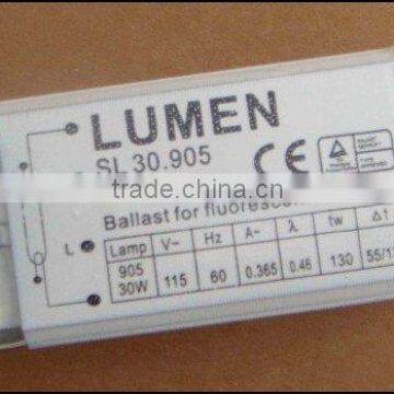 110V, 120V, 127V Electromagnetic ballast for compact fluorescent lamp