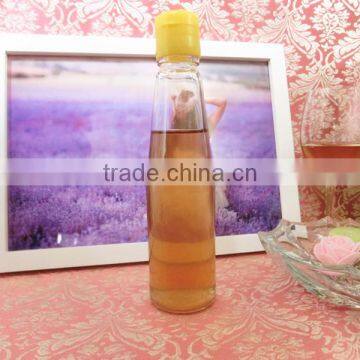 200ml clear glass material vinegar sauce empty bottle with tight top