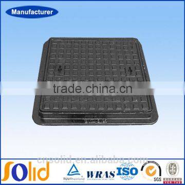 755X755mmB125 heavy duty 500mm,800mm,1000mm EN124 square ductile iron manhole covers