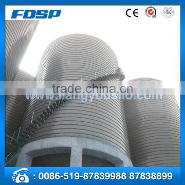 CNC processed corn storage silo grain steel silo with ventilation system