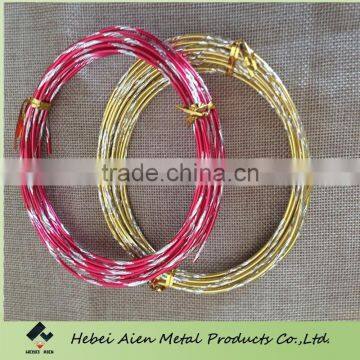 jewelry wire diamond colored aluminum wire