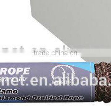 Camo diamond braided rope with competitive price/ cama rope/ supermarket