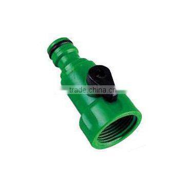 3/4" Plastic Snap-in Connector with Shut-off Valve