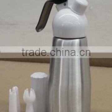 250ML /500ML aluninum Cream whipper with plastic head