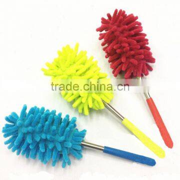 Flexible chenille Duster, Extendable steel duster, Colorful Cleaning Duster