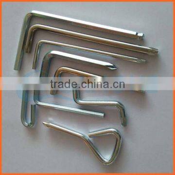 China manufacturer l shape small hex wrench