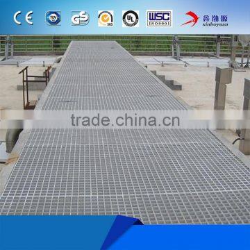 Plain Bar / I-shape Hot Dipped Galvanized 25x5 Steel Bar Grating / Serrated Galvanized Steel Grating Weigh photo-4