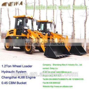 2016 Hot Sale 1.2tons Hydraulic Transmission Wheel Loaders photo-2