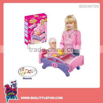 Doctor toys nursing bed toy nurse set