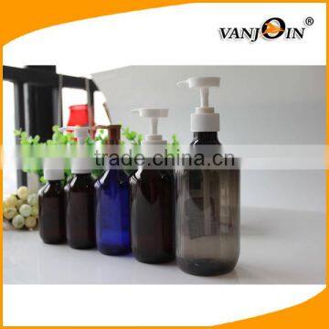 Boston Round Shampoo Lotion Pump Bottle Set With Labels photo-2