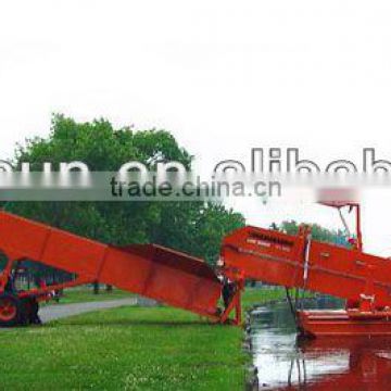 Aquatic weed harvester/QG-B10 Aquatic weed Transport Barge/Trailer Conveyor/Shore Conveyor