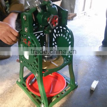 Cheap maunal shaved ice crusher machine for sale