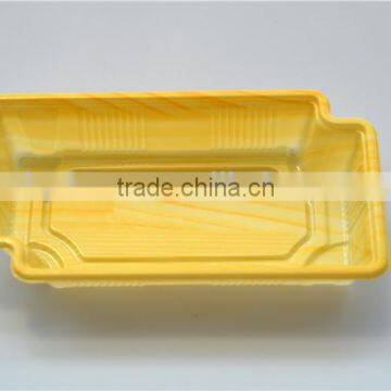 Yellow Disposable Plastic Food Container With Lid photo-2