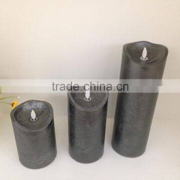 Flameless Moving Wick Led Wax Candles With Timer Outdoor Decorative Dancing Flame Led Real Wax Candles With Remote Control photo-2