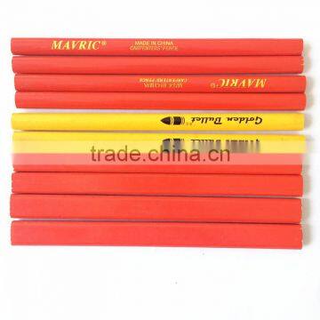 Red Color Black Lead Wooden Carpenter Pencils photo-5