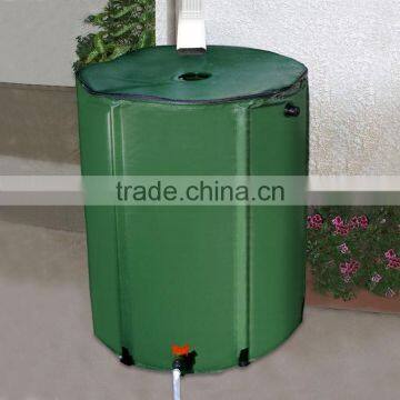 compressible rain barrel for rain water collecting