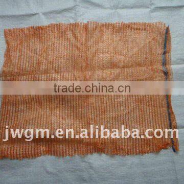 packing vegetable and fruit, 45*75cm, orange raschel mesh bag