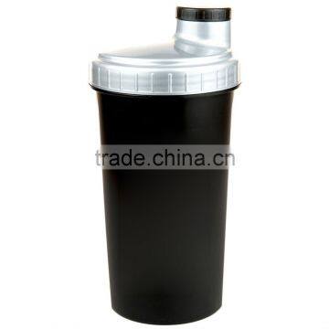 Whole Custom 700ml 24ounce Amazon Hot Sale Protein/whey/aminio Acid BPA Free Shaker Bottle Mixer With Top Closer photo-2