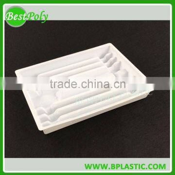 Clear PVC blister packaging tray for hardware tool, card blister packaging