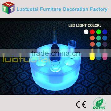 2015 New Design Wine Glass Holder Tray Bar Serving Tray Led Bar Tray LTT-WB08D