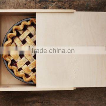FSC Top Grade Custom Wooden Pie Box Wholesale photo-2