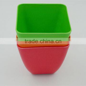 Indoor Bamboo Fiber Plant Flower Pot photo-4