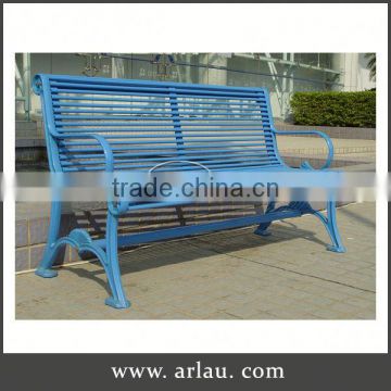 Arlau Wooden Bench With Metal Legs,Metal Picnic Bench,Quality Oem Outdoor Iron Bench