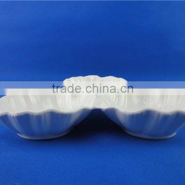 Bulk Ceramic Plates Leaf Shape photo-2