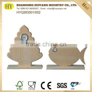 Unfinished Wholesale Home Decoration Wooden Clock photo-2