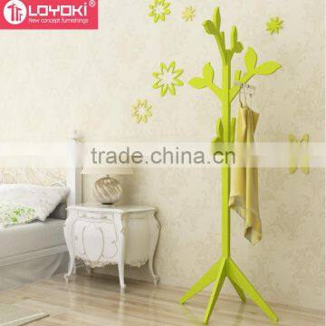 New Design MDF DIY Tree Shaped Coat Rack Stand Colorful Wall Coat Rack Clothes Hanger Rack Wholesale photo-3