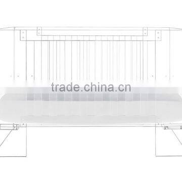 China manufacturer wholesale acrylic baby crib attached bed/baby bed