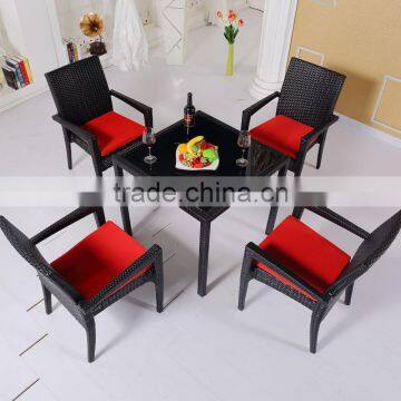 outdoor synthetic rattan coffee shop furniture