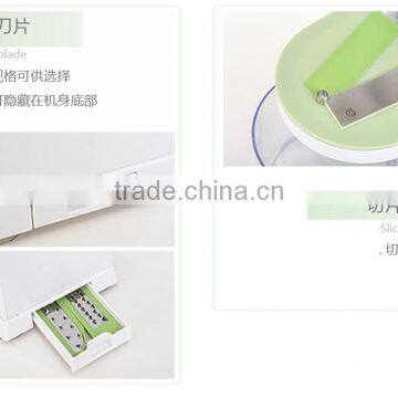 Tri-blade Plastic Spiral Vegetable Slicer Cutter and Peeler photo-4