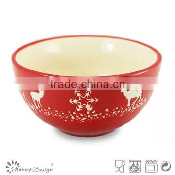 wholesale gift Ceramic Christmas Bowl