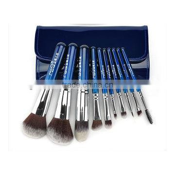 new arrivals blueberry nights customized 10pcs cosmetic brushes