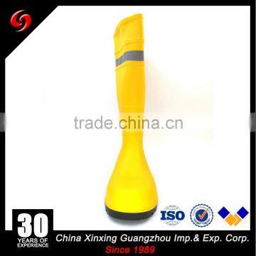 CE EN 20345 Yellow Black Pvc Safety Boot With Steel Toe Midsole Steel Boots Men Sale photo-3