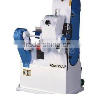 SINGLE BELT ROUND ROD SANDER MM2012 with Driving-wheel velocity 1420r/min and Abrasive band line speed 890mm/min