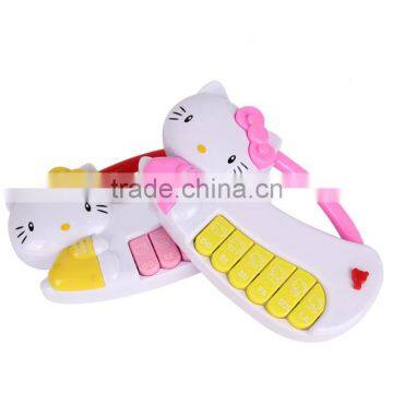 OEM New Design Musical Toys Plastic Red Cartoon Piano Toy for Kids