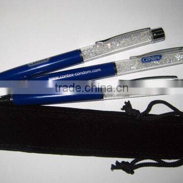 New Fashional Metal Touch Crystal Diamond New Ball Pen/promotional Ball Pen/shining Ball Pen photo-2