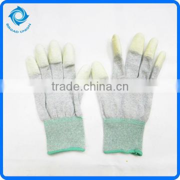 PU Finger Coated Working Safety Gloves