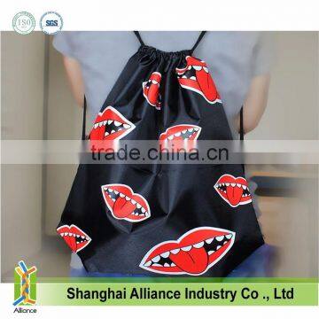 quality drawstring bag/polyester drawstring backpack/OEM bag