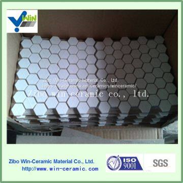 Hexagonal Alumina Ceramic Lining Mosaic photo-5